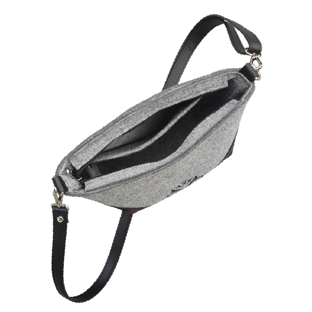 "Luna" - un sac en feutre subtil et élégant