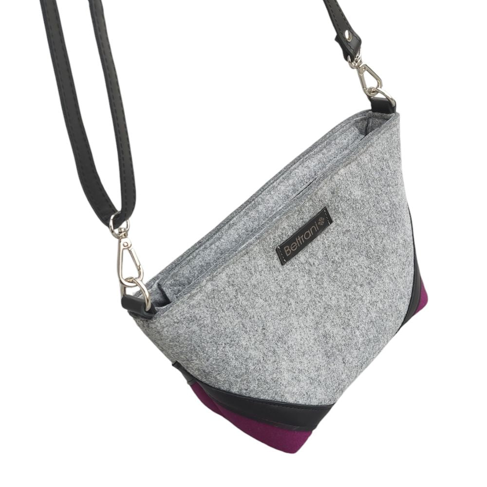 "Luna" - un sac en feutre subtil et élégant