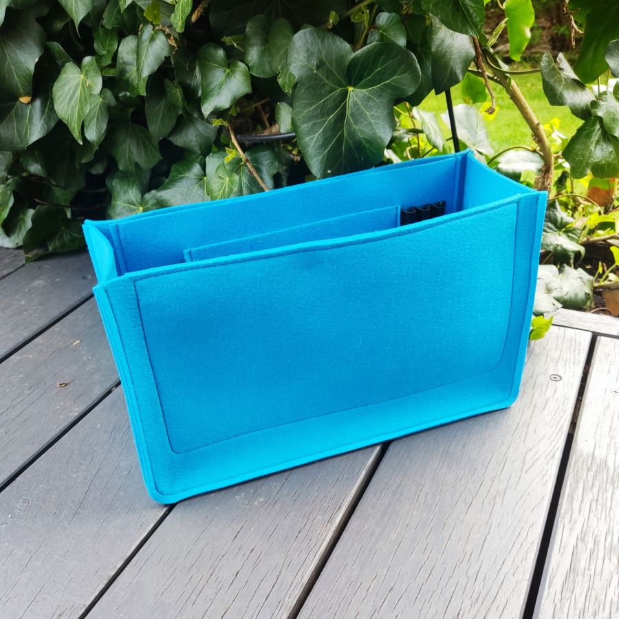 Organisateur en feutre - Insert de sac BLEU